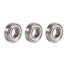 3X 6001ZZ Double Shielded Deep Bearings 28mm x 12mm x 8mm