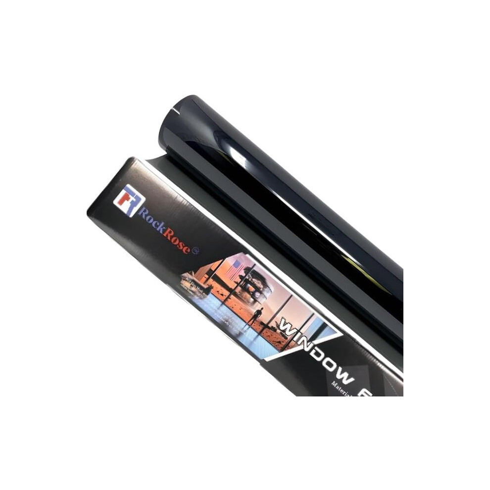 Rockrose 35% Premium Carbon Car Window Tint 60 Cm X 3.0M 2Ply Charcoal Privacy Film Heat, Uv, And Irr Block Tint For Cars Or Home Adhesive Film Easy 5051226136894