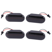 2X Voiture Dynamique Eau LED Lumière Foliaire Clignotant pour Bora 3 4 3Bg Sb6 Noir