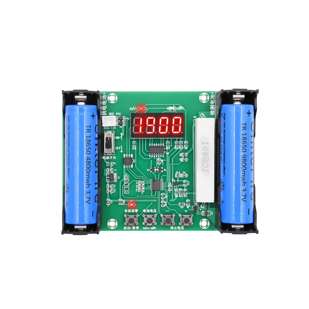 Battery Capacity Tester For 18650 Lithium Discharge Energy Meter Testing 110691421296