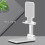 (white) Adjustable Folding Cell Phone Stand Holder Mount Desk Dock 1