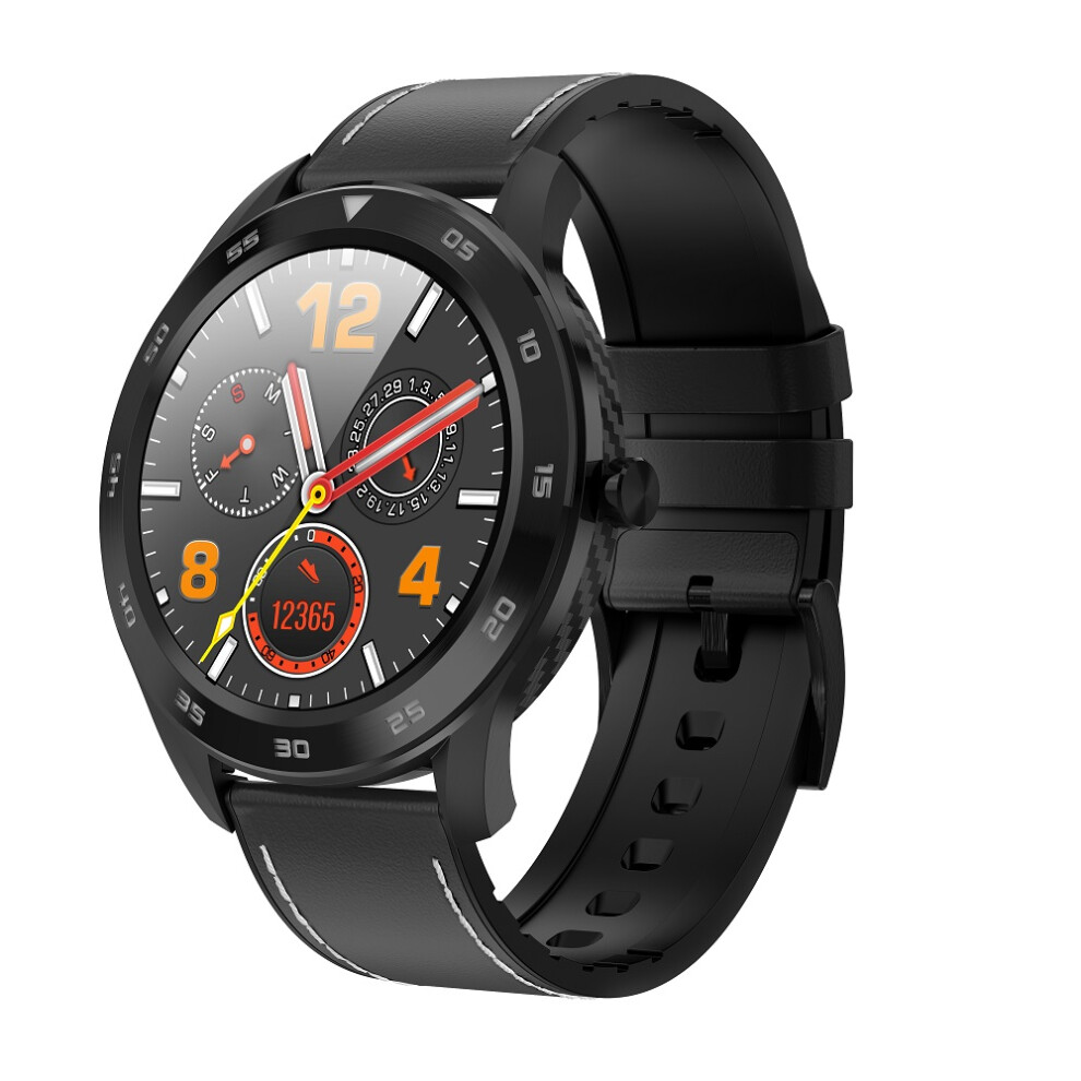 (Black) Dt98 1.3 Inch Ips Color Screen Waterproof Smart Watch Bluetooth Fitness Bracelet Black 110691427915