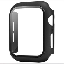 (Black(44mm)) For Apple Watch Series 8 7 6 5 4 SE 3 iWatch Protective Screen Cover Case