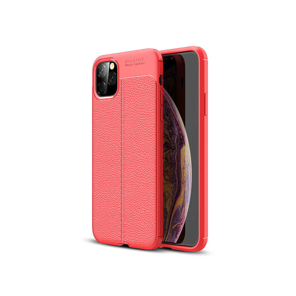 (, Iphone11(6.1)) For Iphone 11/11 Pro/11 Pro Max Shockproof Rubber Tpu Leather Back Case Cover Red 320997867890