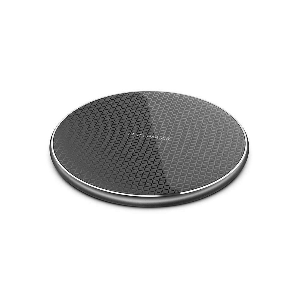 (Black) Qi Wireless Charger Pad 10W Fast Charging Dock For Iphone Samsung Huawei Xiaomi Black 110691427199