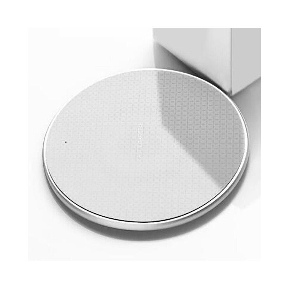 (Silver) Qi Wireless Charger Pad 10W Fast Charging Dock For Iphone Samsung Huawei Xiaomi Silver 110691427229