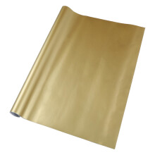 VekAuto 1 Pc Car Wrap Film 1.3 ft x 59.84 Inch Vinyl Wrap Cover Universal Car Protective PVC Matte Gold Tone Exterior Interior