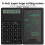 Calculator 5.0 Inch with Button Cell Tablet Learning Business Office Portable Folding LCD Tablet Calculator 6