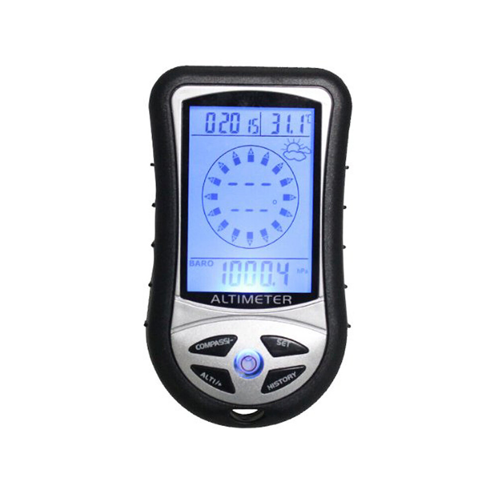 8-In-1 Multifunction Digital Lcd Compass, Barometer, Altimeter & Weather Forecast Tool 113121298680