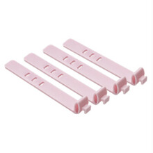 (Pink) Cute Candy Color Earphone Cable Winder Data Cord Organizer Silicone Snap-on Wire Manager