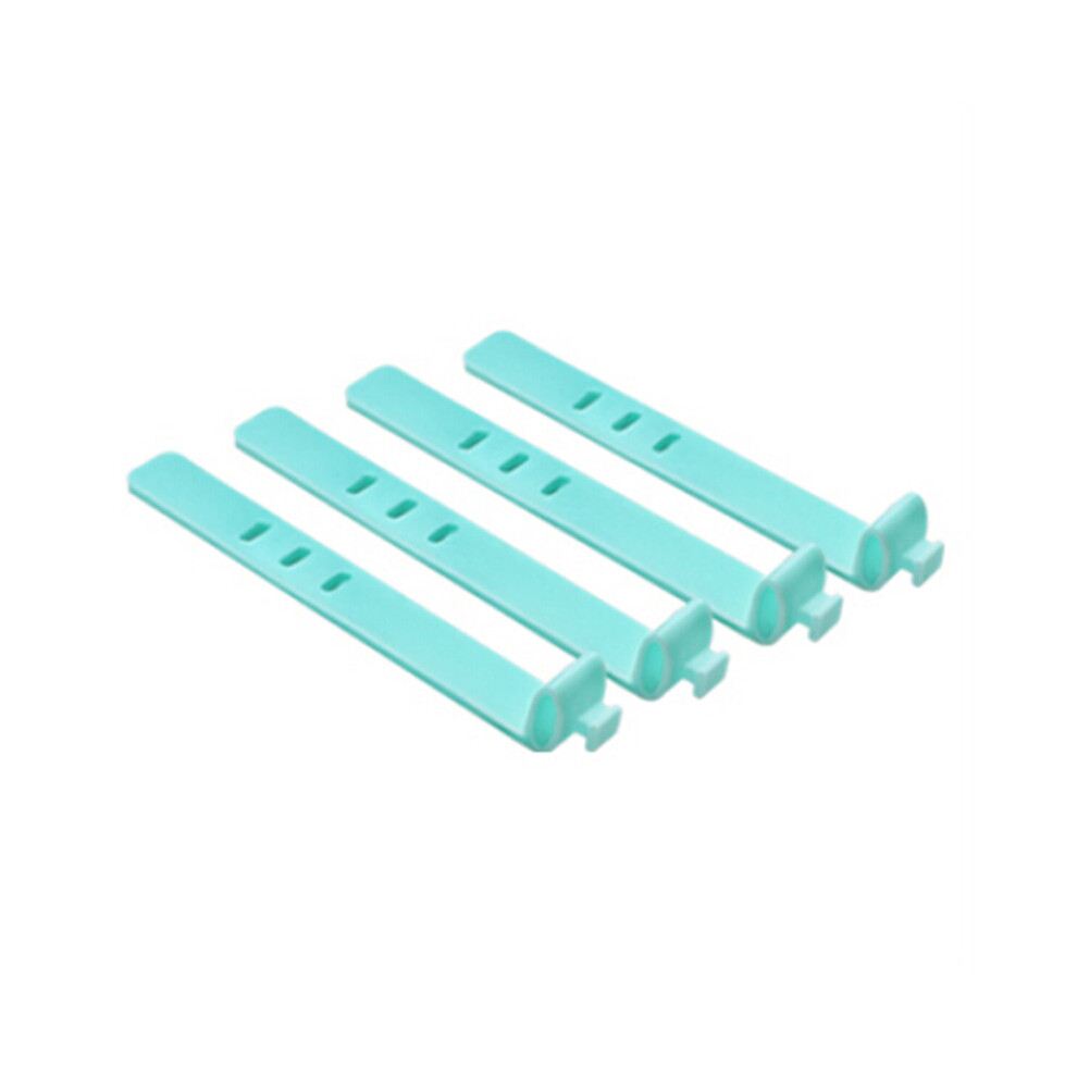 (Green) Cute Candy Color Earphone Cable Winder Data Cord Organizer Silicone Snap-On Wire Manager Green 320997862062