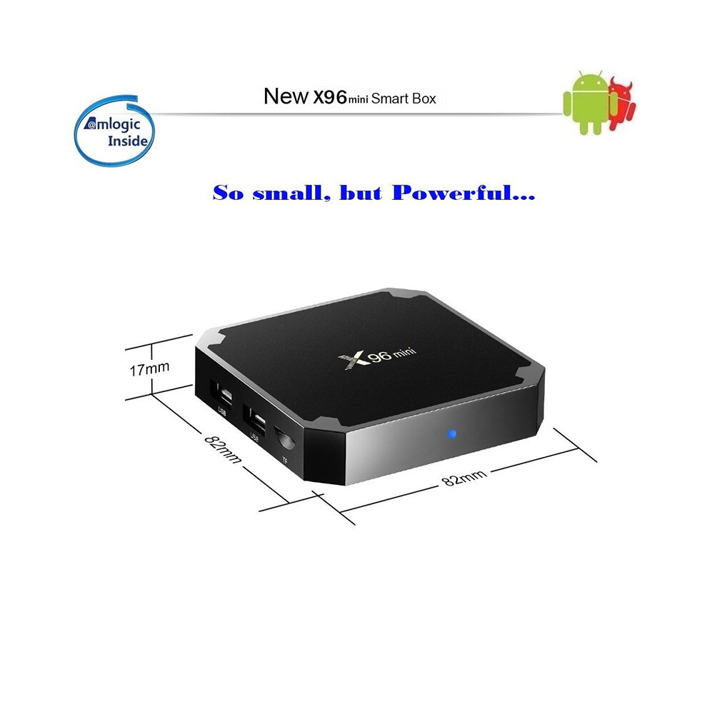 (2G+16G, Eu) Hot X96 Mini 8G 16G Amlogic S905w Quad Core 4K Wifi Smart Tv Box Android 7.1 110691423696