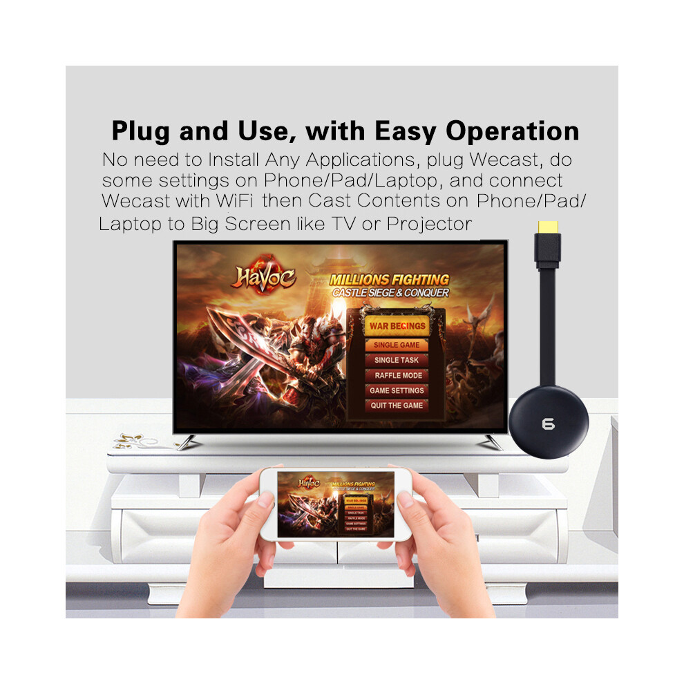 1080P Hd Wecast 6Nd Generation Hdmi Media Video Digital Streamer Player Dongle 110691425201