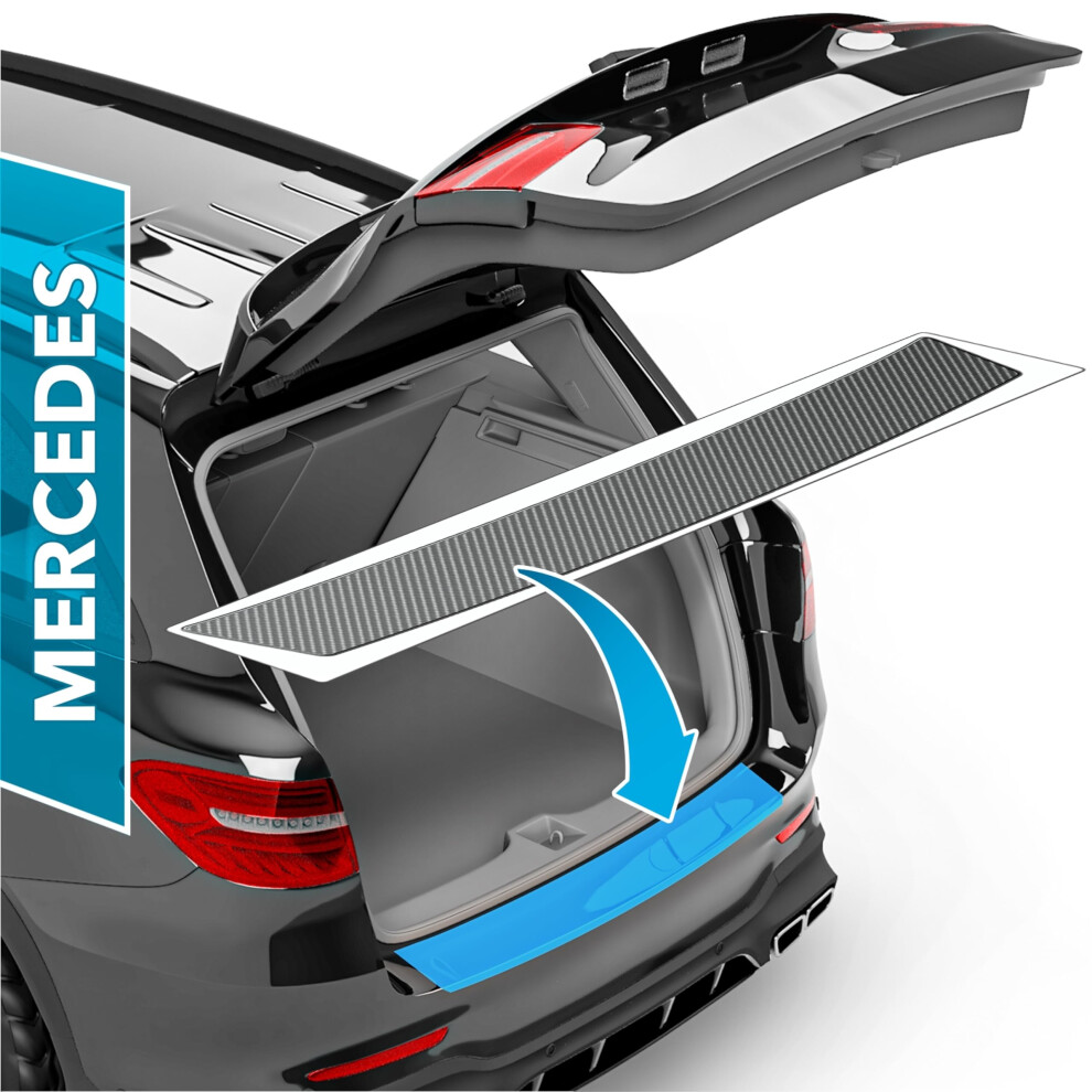 Uprotect Car Bumper Protector Full Set For Mercedes Benz C-Class Estate S206 I 2021-2025 - Rear Bumper Guards For Cars, Anti Scratch, Paint Protector 5051226224102