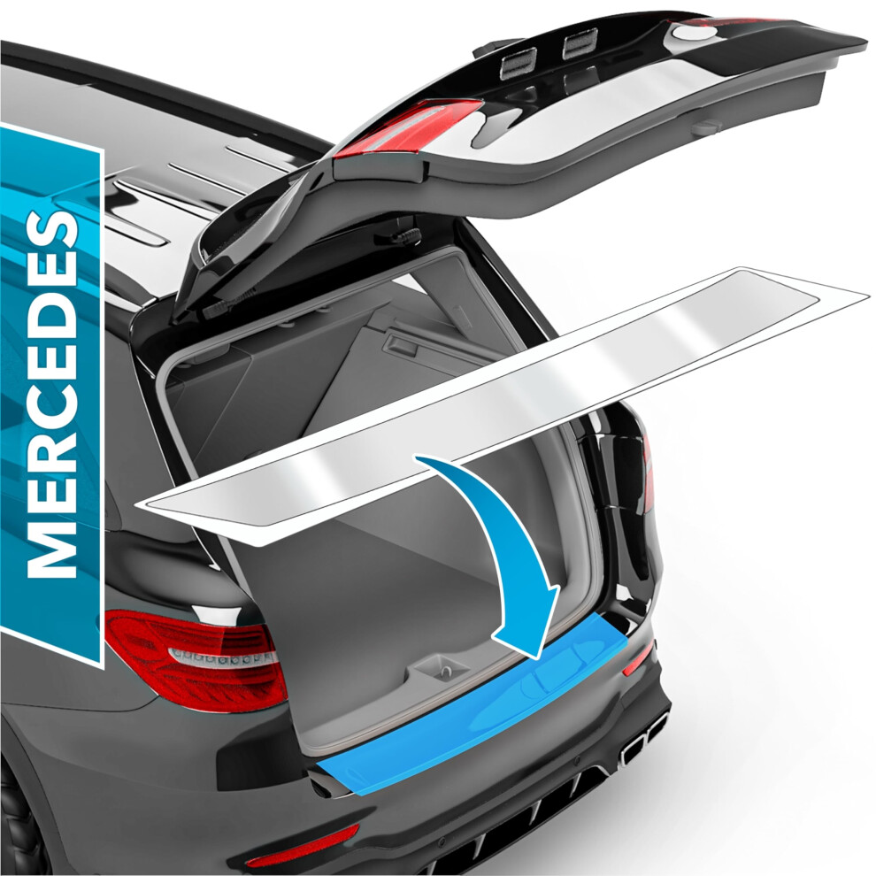 Uprotect Car Bumper Protector Full Set For Mercedes Benz C-Class Estate S206 I 2021-2025 - Rear Bumper Guards For Cars, Anti Scratch, Paint Protector 5051226224256