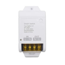 Interrupteur/Relais Sans Fil Zigbee 3.0 Tuya pour Domotique : Module 30 A, 6 600 W, Minuterie et RĂ©cepteur D'Ăclairage Intelligent