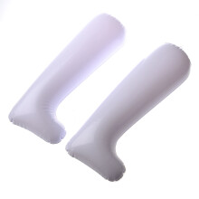 1 paire Embauchoirs a Bottes Gonflable en Plastique 30cm - Blanc