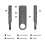 Wireless  Remote Control for  Action 5 Pro/4 & Osmo 360, Zoom Function Long Range Shooting Accessory 4