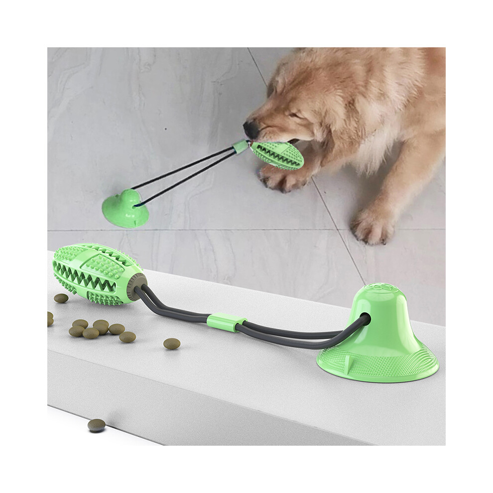 Green (, B) Multifunction Pet Molar Bite Toys Dog Interactive Fun Toys With Suction Cup