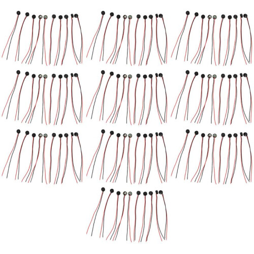 100PZ Electret Condenser Mic 4mm x 2mm Per Pc Phone Mp3 Mp4