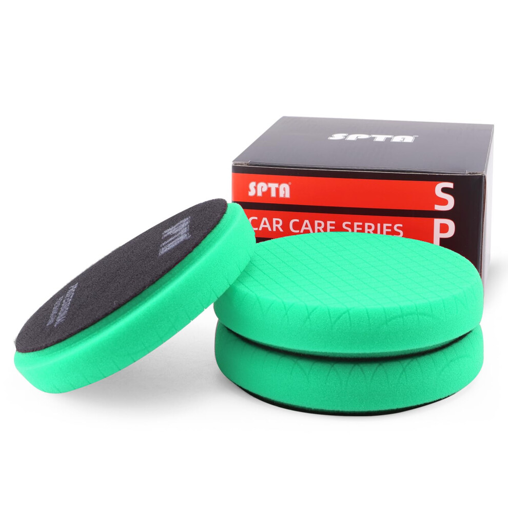 Heavy Cut Pad, 3Pc 5 Inch/6 Inchbuffing Polishing Pads For 125Mm/150Mm Backing Plate Compound Buffing Sponge For Car Buffer Polisher Compounding, 5051226250682
