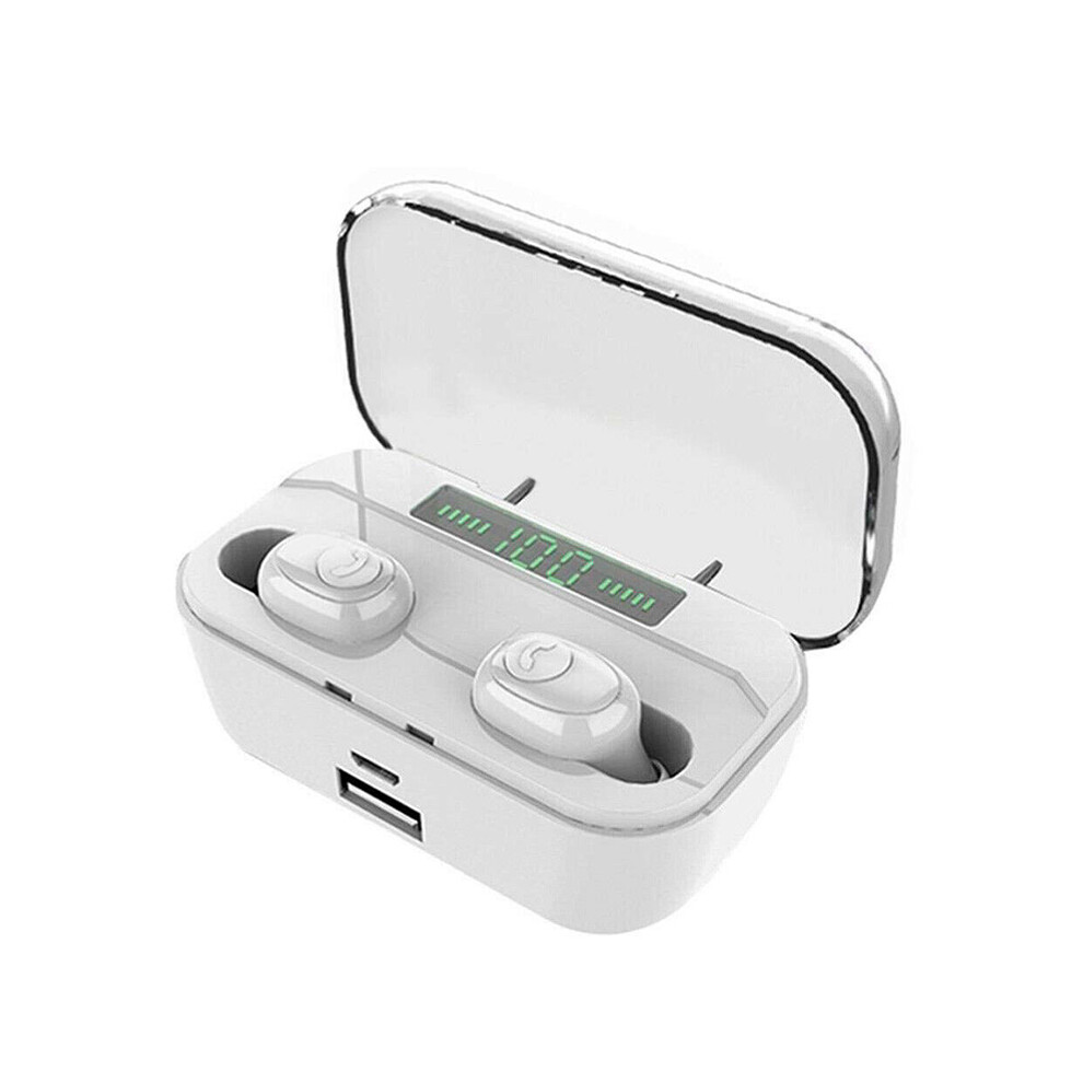 (White) G6s Tws Bluetooth 5.0 Headset Stereo Wireless Earbuds Headphones Earphones Ipx7 White 110691425737