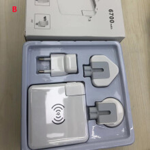 (B) 4 In 1 Wireless Charger Multifunctional Travel Mobile Power Supply 6700mAh