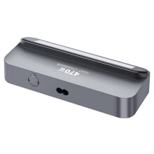 470-W-LCD-Display-Netzteil, Desktop-Ladegerät mit Mehreren Anschlüssen, 140-W-Schnellladefunktion, 65-W-Ladekabel mit EU-Stecker