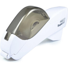 Rapesco 1445 SupaCut Tape Dispenser with 2 Tape Rolls, White