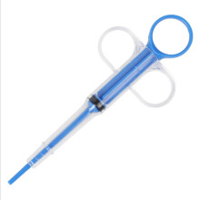 (Blue) Premium Workmanship Plastic Pet Safe And Saving Medicine Feeding Syringe Device Suuplies