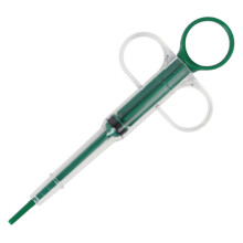(Green) Excellent Workmanship Plastic Kitten And Puppy Safe And Non-Toxic Medicine Feeding Syringe Device Accessories Kit