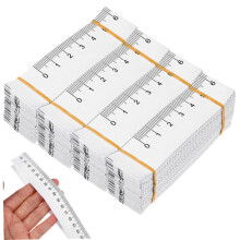 100 Pcs Paper Tape Ruler Large Scale Meter Tailor Waist Paper Ruler Measure Measuring for Body Fitness Seamstress Wound Measurements Tape Measure for