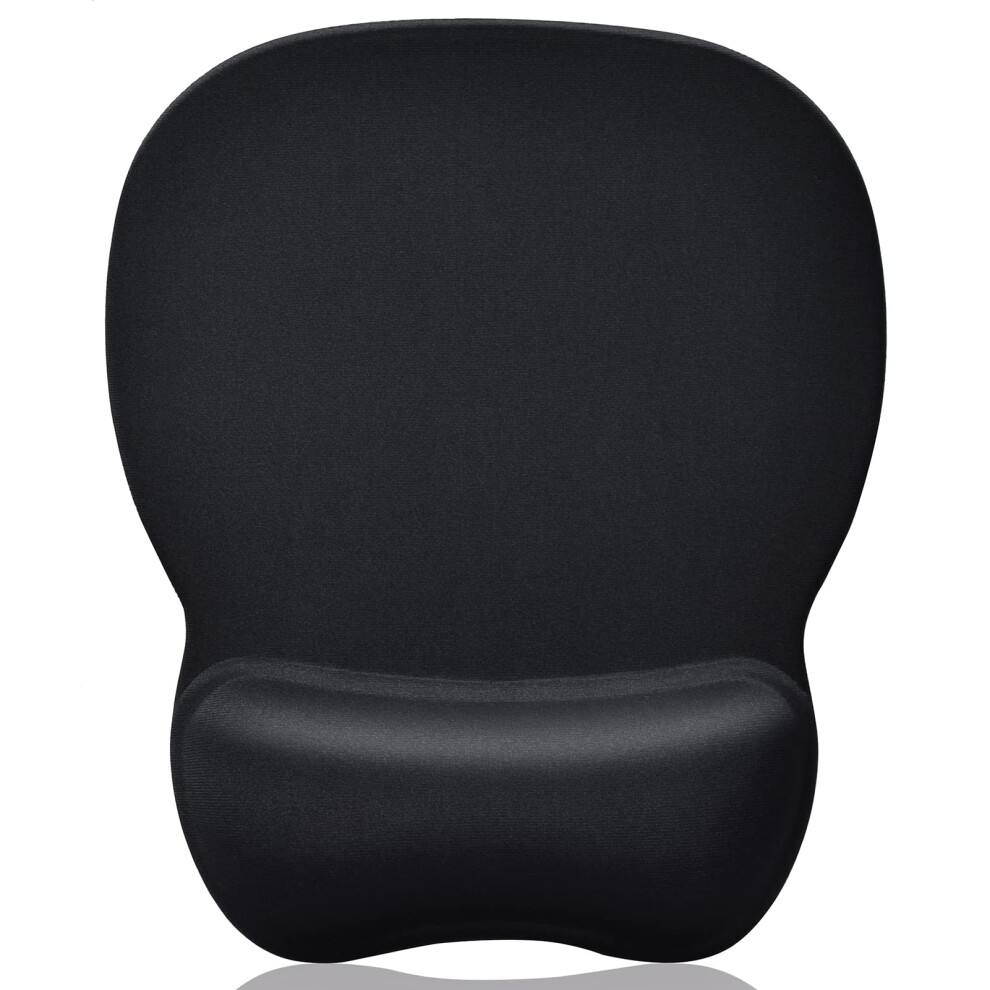 Ktrio Mouse Mat Wrist Support Gel Mouse Pad With Wrist Support, Ergonomic Mousepad Gel Mouse Mat For Computer Laptop, Pain Relief Mouse Wrist Rest 5051303136694