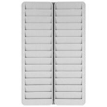 jojofuny 28-Slot ID Card Storage Rack: Wall Mounted File Holder Garage Shelving Information Card Organizer for Office Attendance Holder Deck