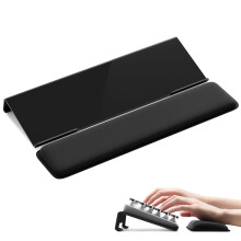 MOLMO Keyboard Stand and Wrist Rest Set, Ergonomic Keyboard Wrist Support with Memory Foam Padding, Comfortable Typing for Home Office Computer