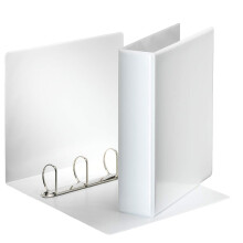 Esselte Essentials Presentation Binder, PP, 5 cm Ring Diameter, 49705 - A4, White