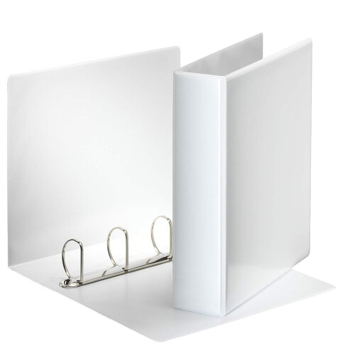 Esselte Essentials Presentation Binder, PP, 5 cm Ring Diameter, 49705 - A4, White