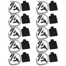 10X 2 in 1 Air Duster Compressor Kit Multifunction Air Vacuum Blow Pneumatic Vacuum Suction Cleaner Tools