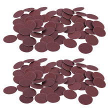 100 PCS 2 Pouces / 50 Mm 80 Grain Roll Lock PonçAge Disc Abrasive Pads