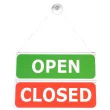 TRQdesign Double Sided Hanging Open/Closed door sign