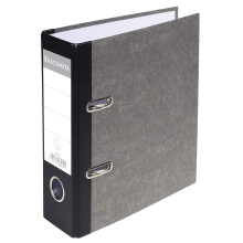 Exacompta - Ref 53210E - PVC Lever Arch File - 230 x 215mm in Size, Suitable for Portrait A5 Documents, 70mm Spine, 70mm Rings, Reinforced Metal
