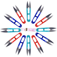 UCEC 12Pcs Embroidery Scissors, U Sewing Scissors, Sewing Snips, Thread Cutter, Thread Snips, Dressmaking Cutter, Cross Stitch Accessories, Great for