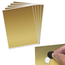 23.5 x 20cm, Large DIY Scratch Off Sticker Sheets - Pack of 5