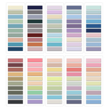 2000Pcs Sticky Tabs for Annotating Books, JIANTA Morandi Book Tabs for Binders, Repositionable Book Flags Strip Index Tabs Clear Page Markers Writable
