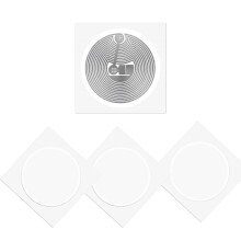 20 PCS BABIQT M-IFARE Classic 1K Tags S50 RFID Sticker NFC Tags, Smart M-ifare Tags Stickers RFID ISO 14443A 13.56 MHz M1 1K Stickers Self-Adhesive 1