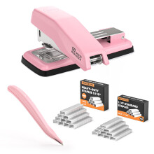 Marsrock Stapler with 2000 Staples, 180? Rotating Head Stapler for Office, with Staple Remover, Staples up to 50 Sheets, for Home, School & Brochures,