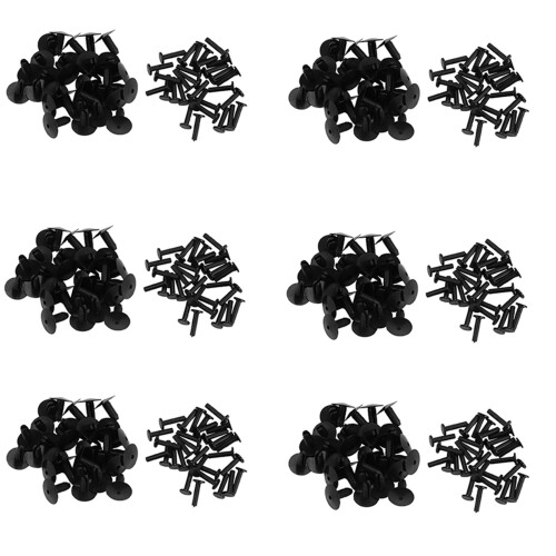 180Pcs Plastic Bumper Mounting Rivet Body Trim Clip for  E30 E36 E46 E39 E38