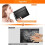 6400 Fireproof Document Bag with Lock 12-Layer Heat Insulated Material, Fire Safe Pouch, Protects Important Papers 6