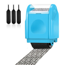 Lindastas Confidential Roller Stamp,Identity Theft Guard Stamp Wide Rolling Security Stamp,Secure ID Security,Anti and Privacy Safety (Small Size