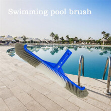 Pool Brush ,Pool Brushes for Cleaning Pool Walls, Curved Ends High-Efficiency Pool Scrub Brush,Bristles Pool Brush